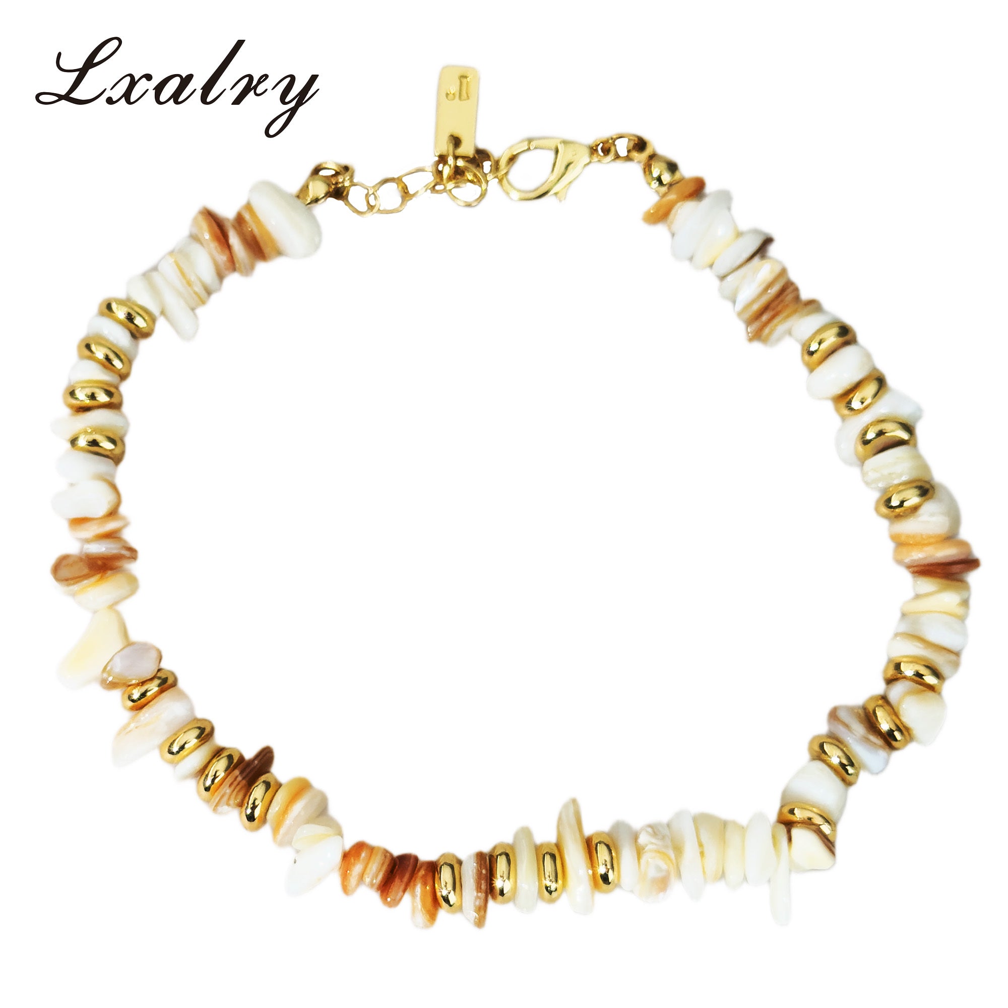 Natural Shell Bead Bracelet