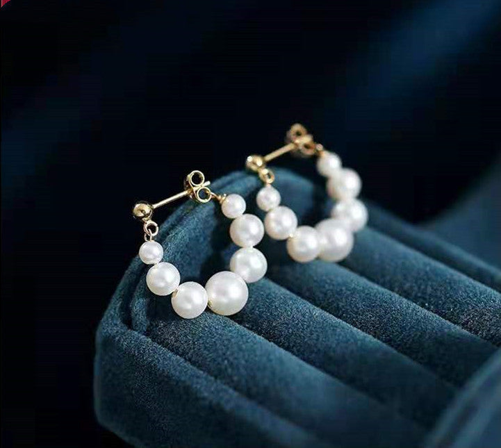 Sterling Silver Pearl Earrings