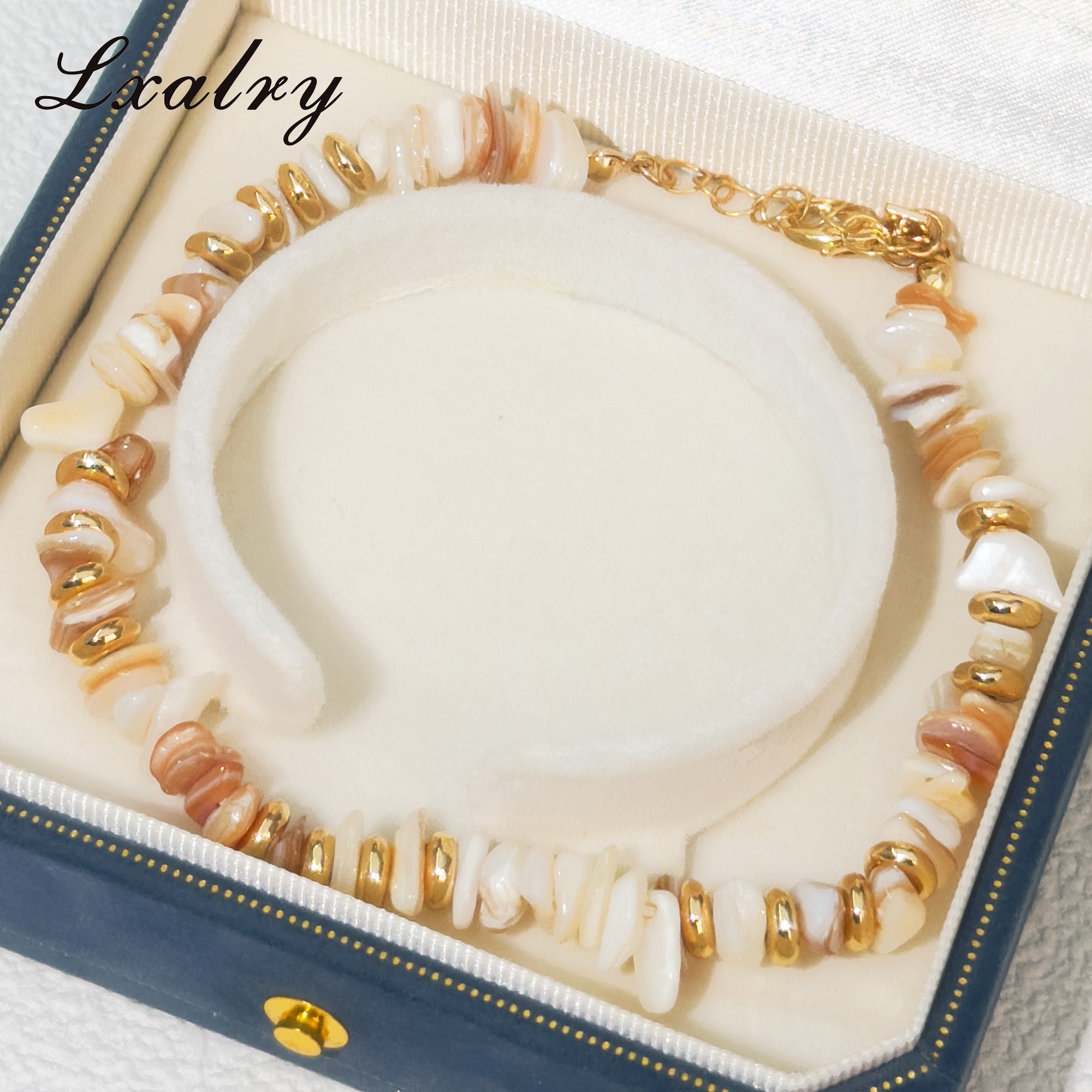 Natural Shell Bead Bracelet