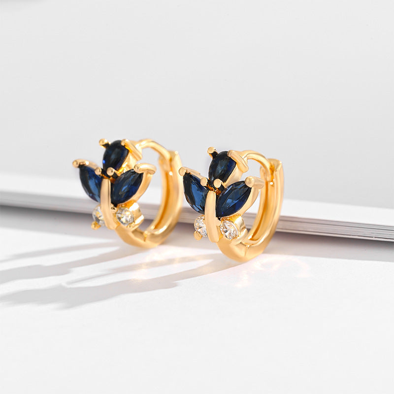 Multi-Style Zircon & Crystal Earrings