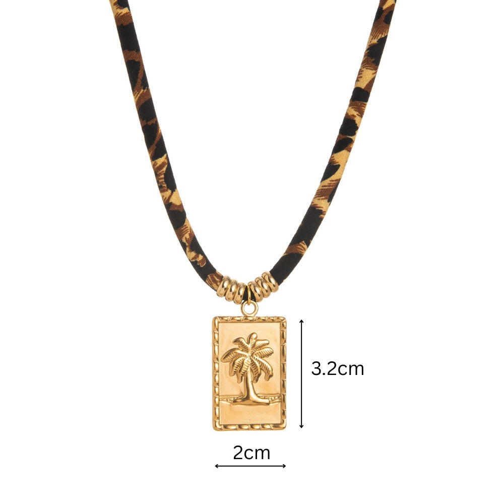 Leopard Pendant Necklace