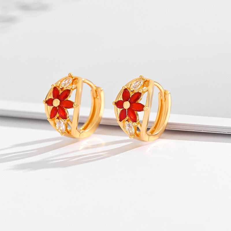 Multi-Style Zircon & Crystal Earrings