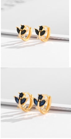 Multi-Style Zircon & Crystal Earrings
