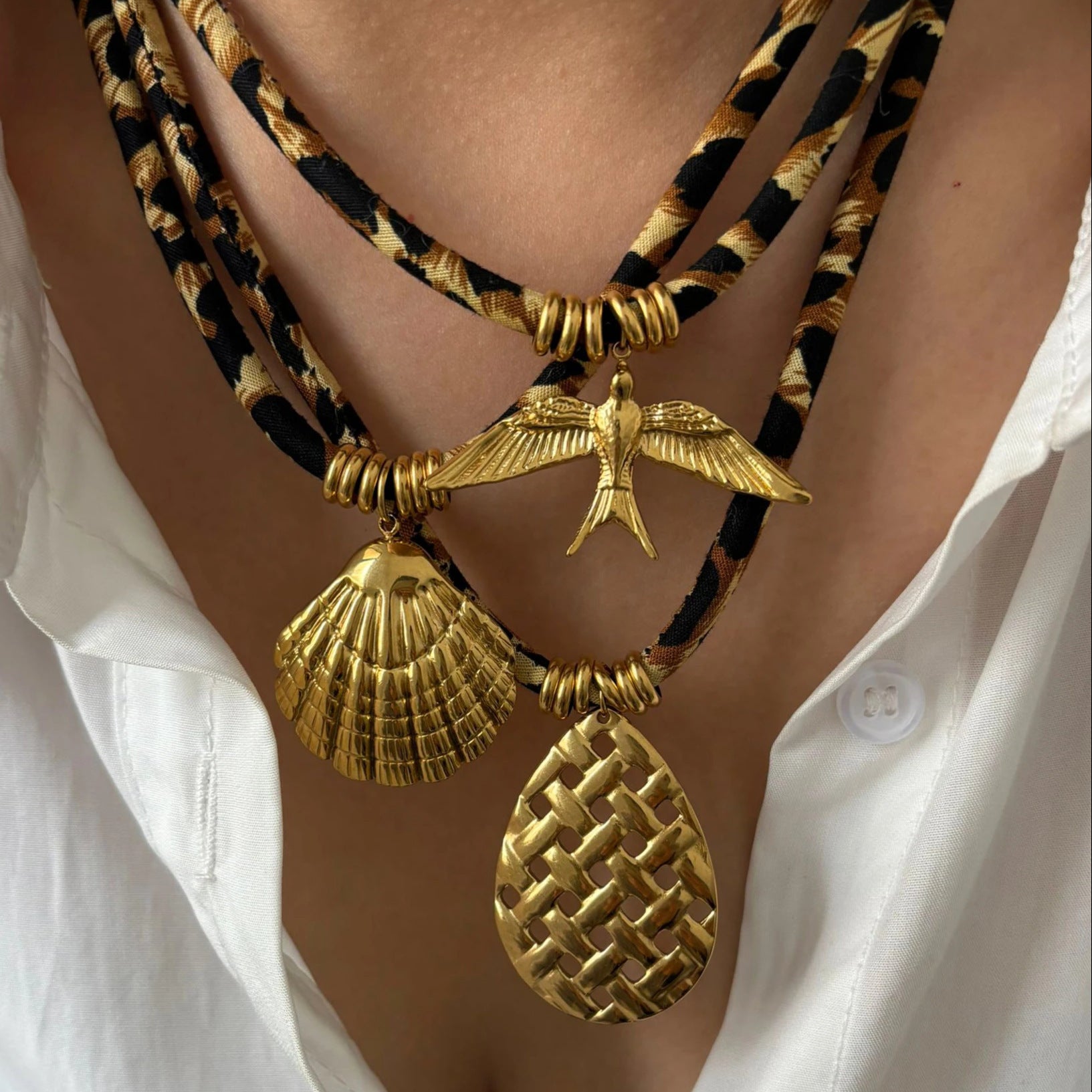 Leopard Pendant Necklace