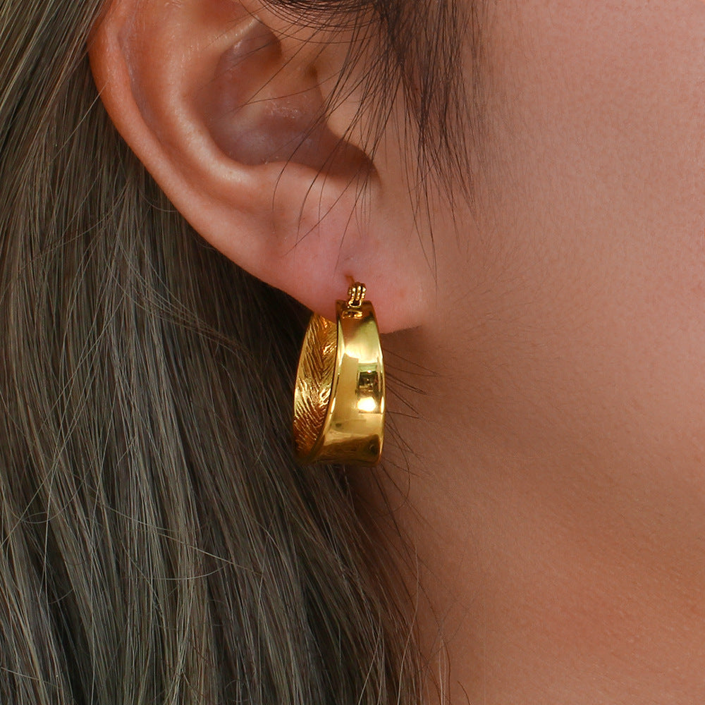Gradient Gold Earrings