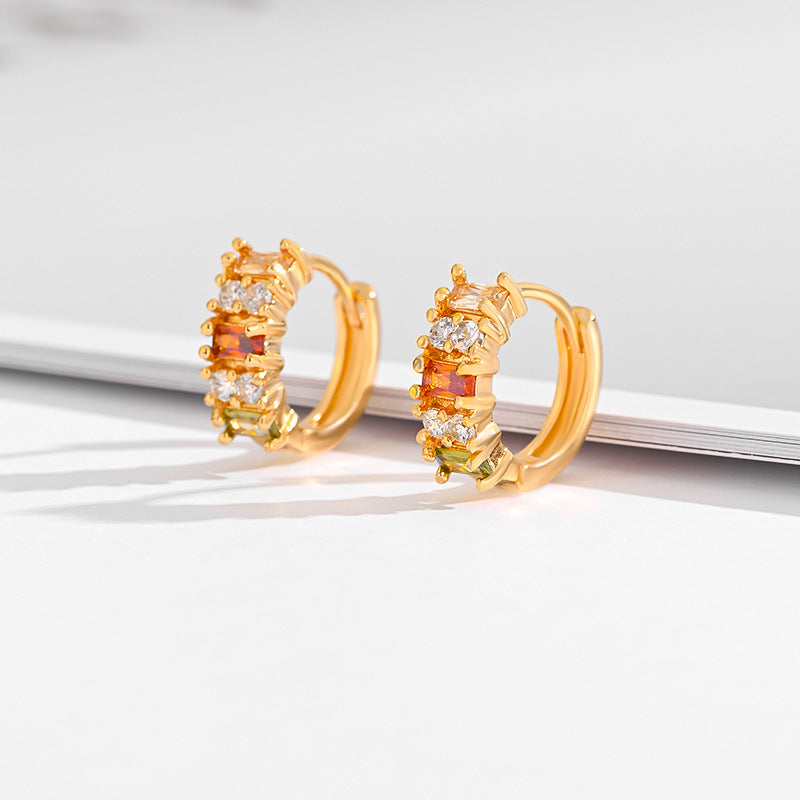 Multi-Style Zircon & Crystal Earrings