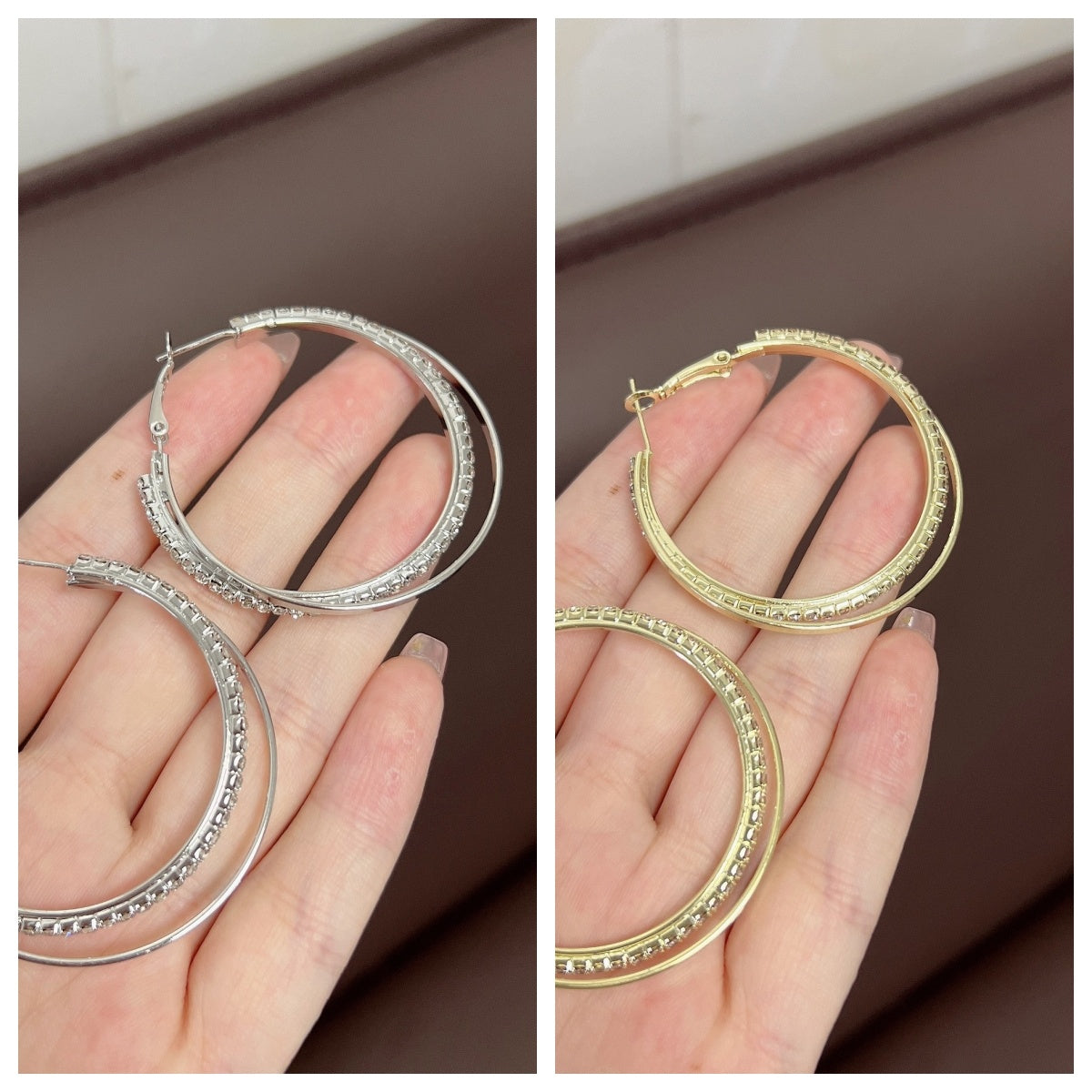 Minimalist Diamond Jewelry Set