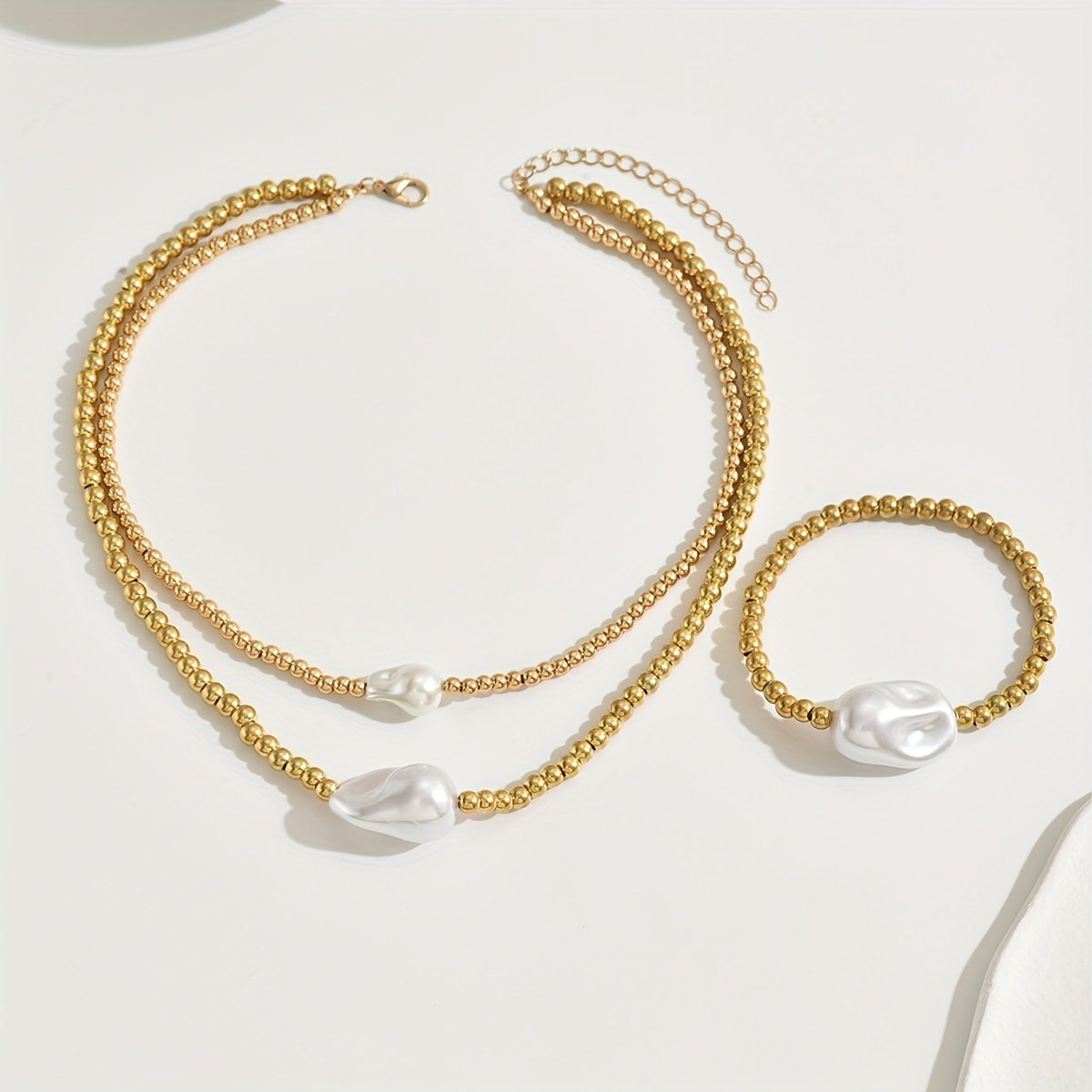 Handcrafted Necklace and Bracelet Set
