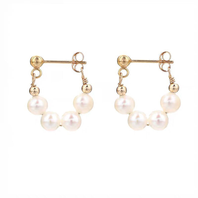 Sterling Silver Pearl Earrings