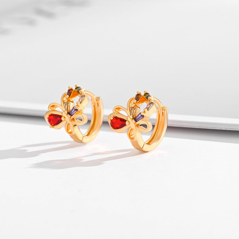Multi-Style Zircon & Crystal Earrings