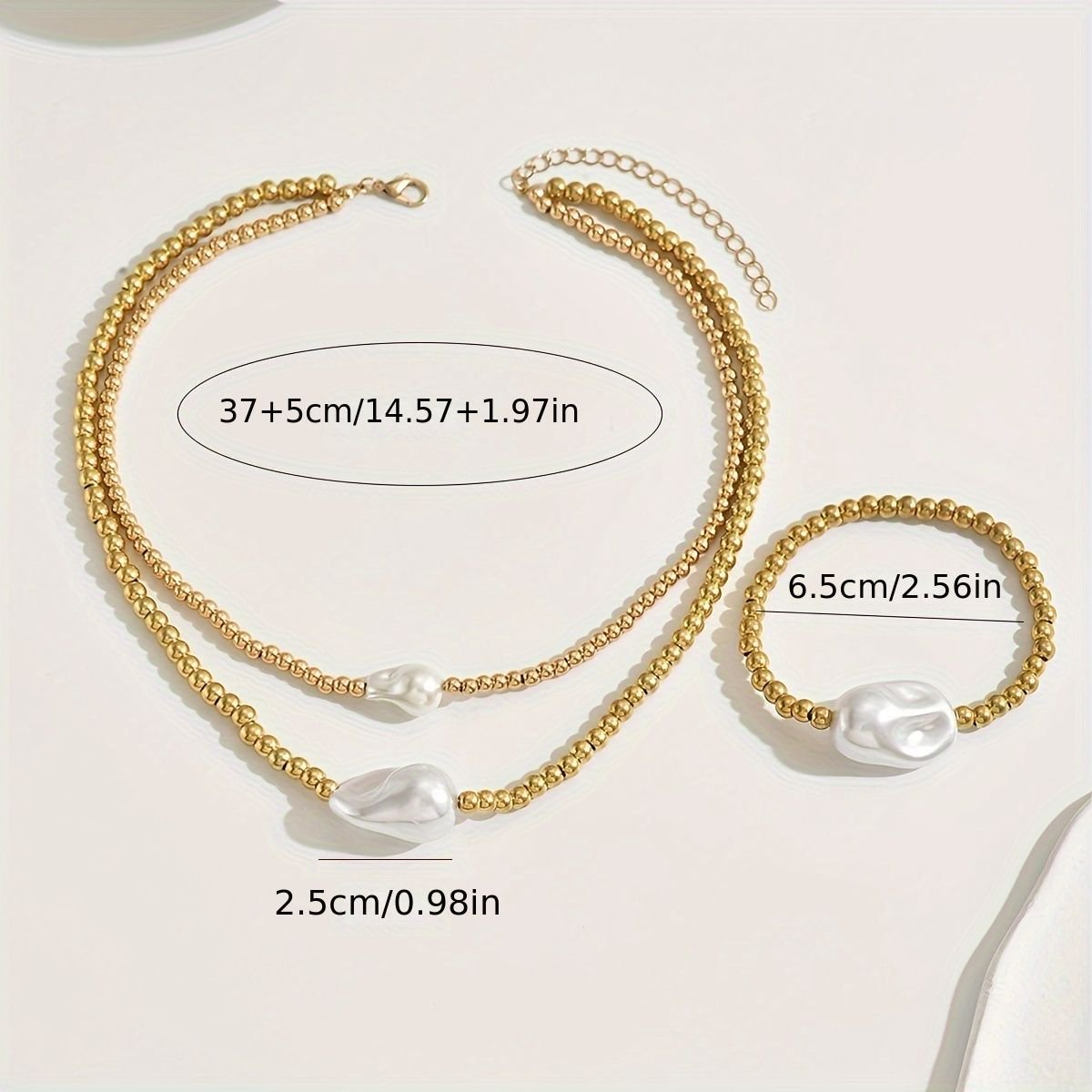 Handcrafted Necklace and Bracelet Set